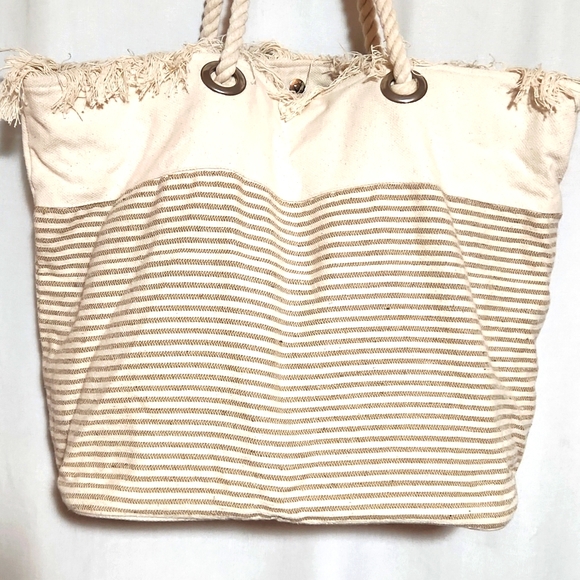 Magid Oversized Woven Cotton Beach Market Vacation Tote XLarge NEW!! - Picture 5 of 11